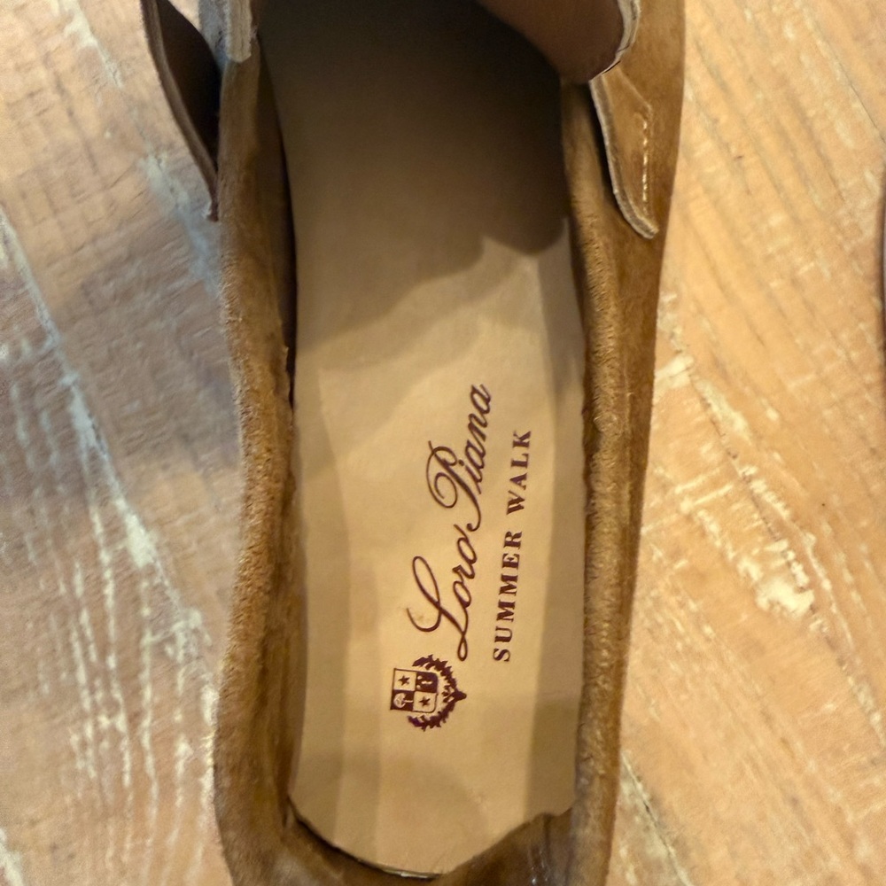 Authentic New Loro Piana Summer Charms Walk Loafer Suede - Picture 8 of 10